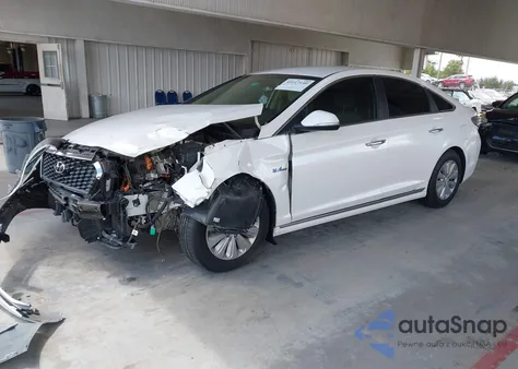 2016 Hyundai Sonata Hybrid Se z USA, uszkodzony, nr VIN KMHE24L17GA020127